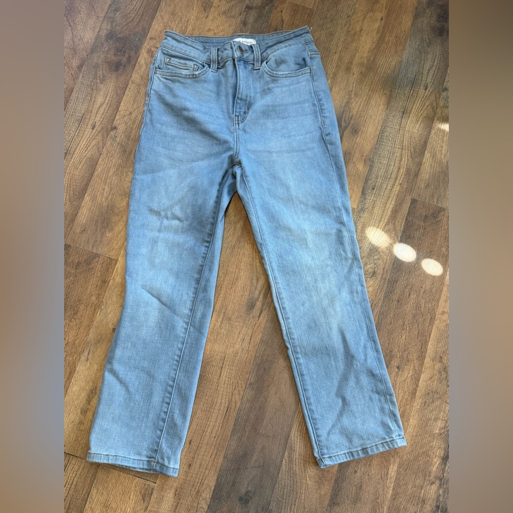 Flying Monkey Light Blue Cropped Ankle Jeans